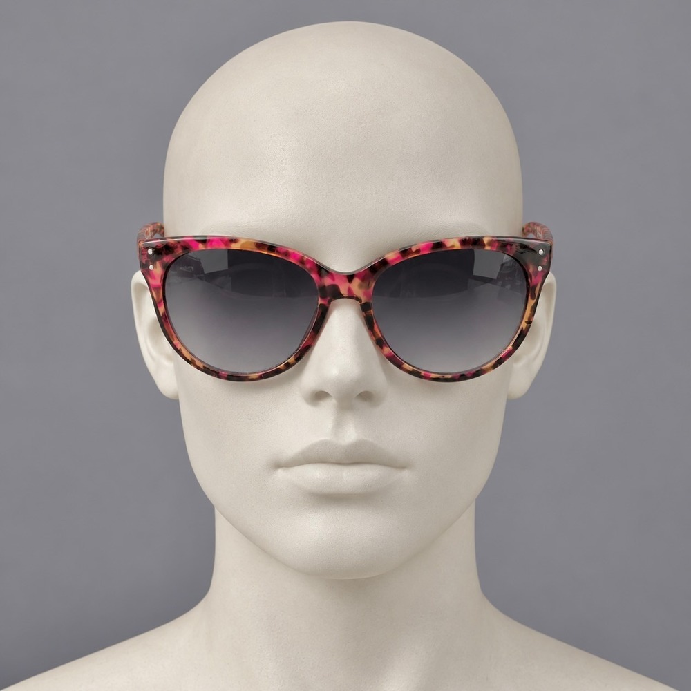 Tommy Hilfiger Pepper Sunglasses Womens Red Tortoise Gray Gradient 58-15-140